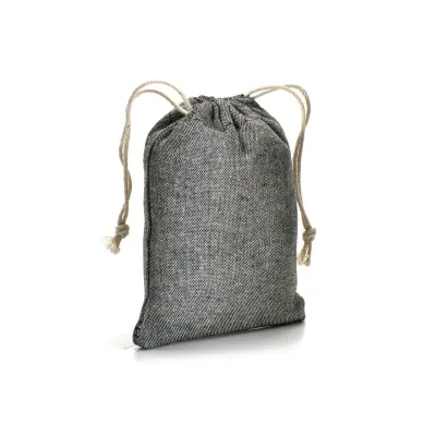 Pungă cadou din bumbac reciclat, 150 g/m², 10 x 14 cm