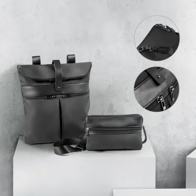 Rucsac din microfibră și PU Rover backpack