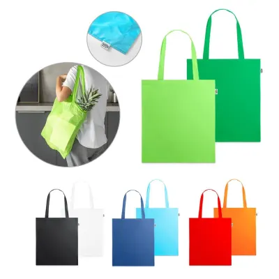 Sacoșă 190T poliester reciclat (100% rPET) Maputo