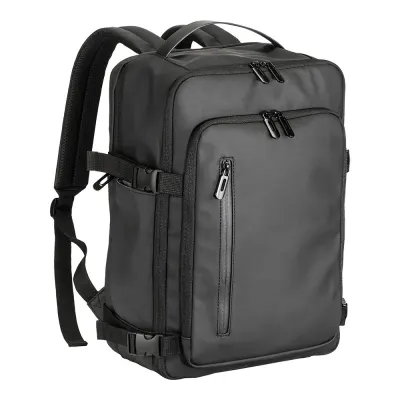 Rucsac de călătorie de dimensiuni de cabină, cu compartiment pentru laptop (15), din PU moale și rezistent la apă