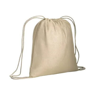 Rucsac confecționat din bumbac de 120 g/m², cu închidere de tip șnur. Este certificat OEKO-TEX®.