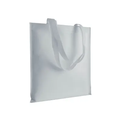 Pungă de cumpărături din material nețesut de 70 g/m², sigilată termic, cu mânere lungi