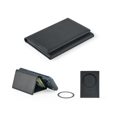 Portofel magnetic din PU de mare capacitate cu blocare RFID Harald