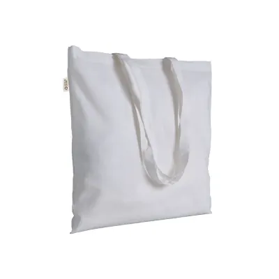 Geantă de mână în culori uni, confecționată din bumbac reciclat de 280 g/m²