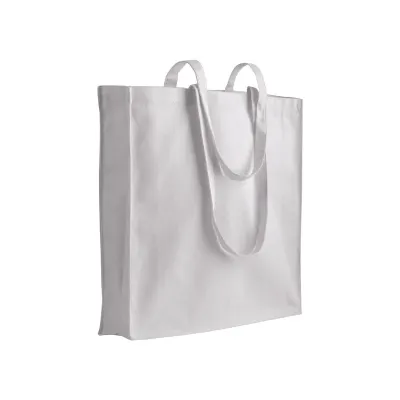 Geantă de cumpărături în culori uni, din bumbac reciclat de 220 g/m² din poliester