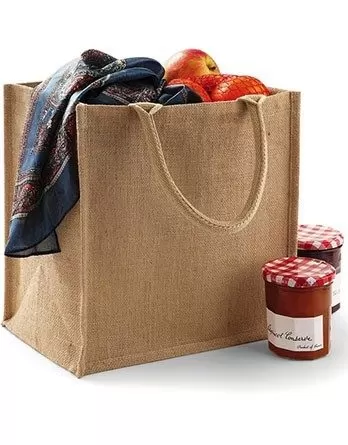 Sacosa iuta midi - Jute Midi Tote