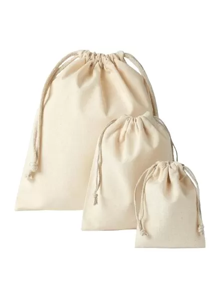 Saculet pentru articole din bumbac organic