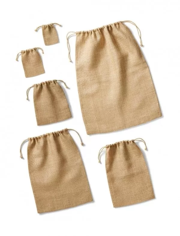 Saculet din iuta - Jute Stuff Bag