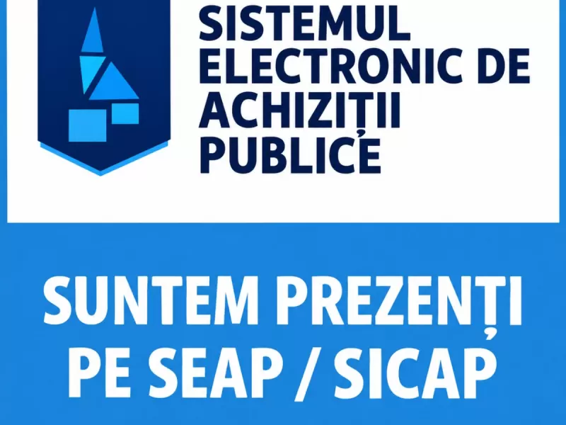 Ofertant și pe SEAP/SICAP