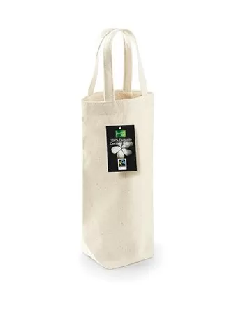 Sacosa pentru Sticla Fairtrade Cotton Bottle Bag